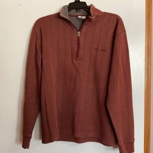 Vintage Columbia 1/4 zip maroon medium